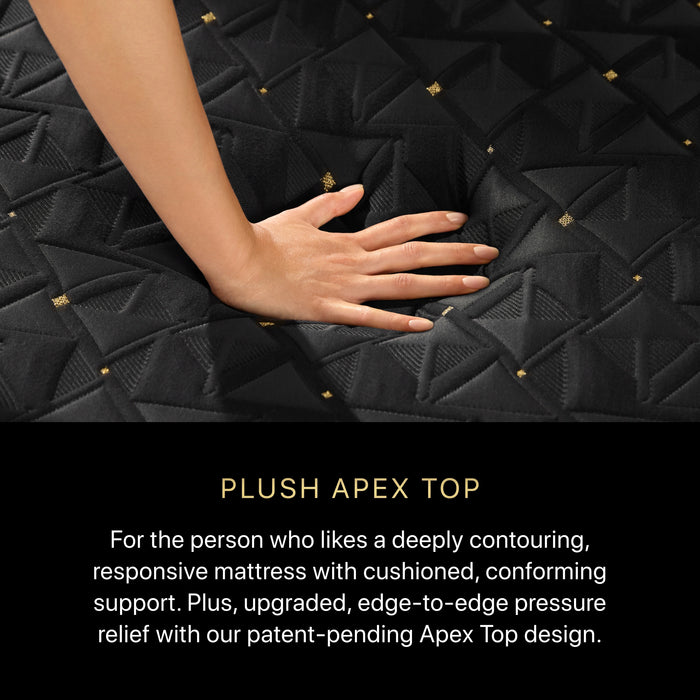 Beautyrest BlackÂ® Series Four 16" Hybrid Plush Apex Top Mattress