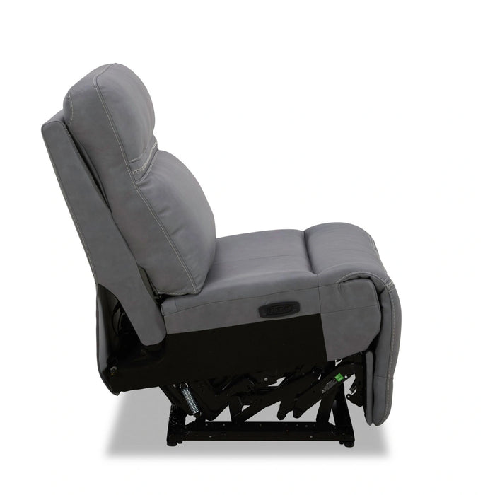 Cooper Armless Recliner P3 & ZG - Blue Gray image