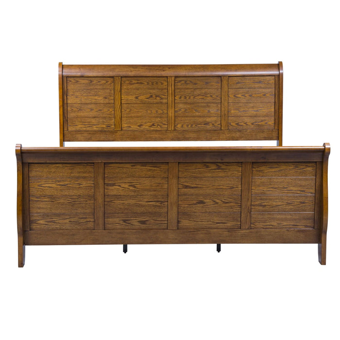 Grandpas Cabin King California Sleigh Bed image