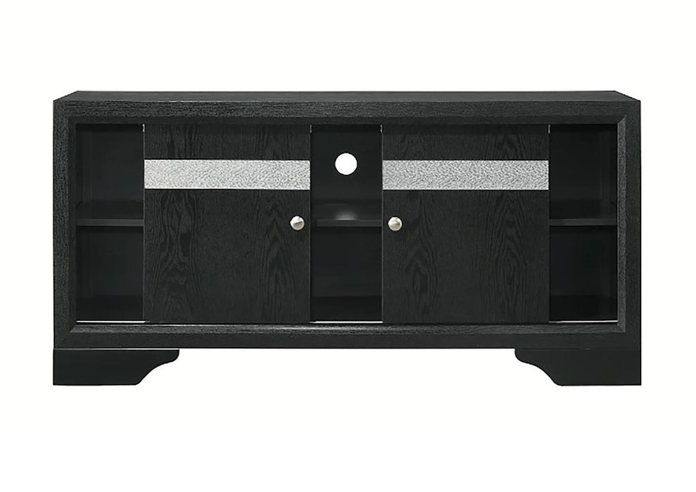 Crown Mark Furniture Regata TV Stand in Black - All Brands Furniture (NJ)