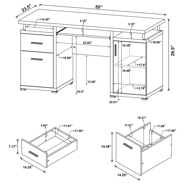 Tracy Computer Desk - All Brands Furniture (NJ)