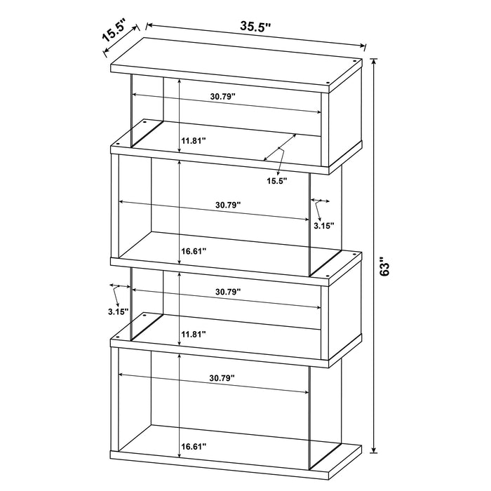 Emelle Bookshelf - All Brands Furniture (NJ)