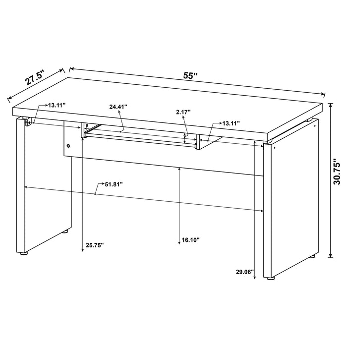 Skylar Computer Desk - All Brands Furniture (NJ)