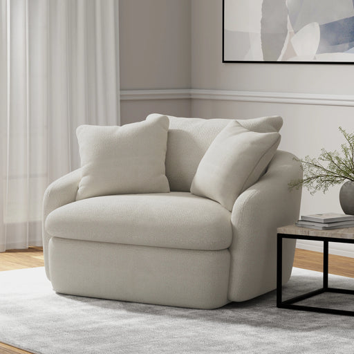 Parker Living Boomer Large Swivel Chair with 2 Toss Pillows Two Pack