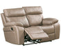 Parker Living Theon - Stokes Toffee Manual Reclining Sofa and Loveseat