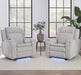 Parker Living Armstrong Power Recliner with Heat Massage and Auto-Glide Two Pack