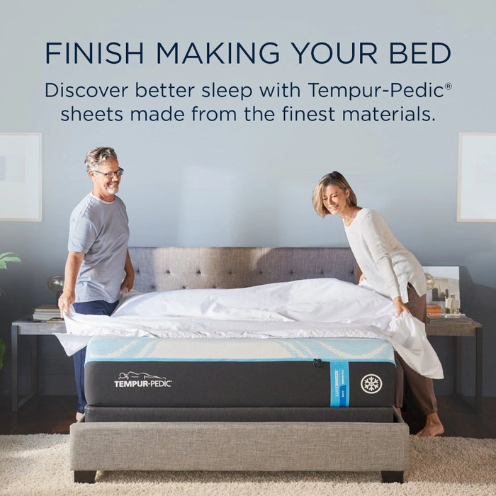 TEMPUR Luxe Egyptian Cotton Sheet Set Sleepy Blue