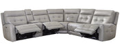 Parker Living Canterbury - Pewter 6 Piece Zero Gravity Modular Power Reclining Sectional