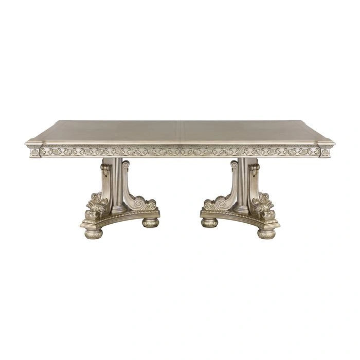Catalonia Dining Table in Platinum Gold 1824PG-112*