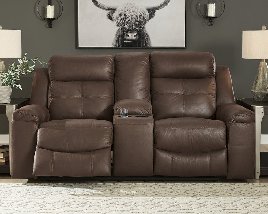 Jesolo Reclining Loveseat with Console - All Brands Furniture (NJ)