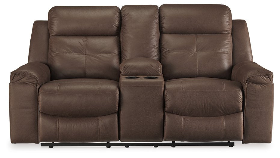 Jesolo Reclining Loveseat with Console - All Brands Furniture (NJ)