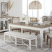Parker House Americana Modern Dining 49 Inch Upholstered Counter Bench