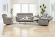 Parker Living Richland - Bristol Grey Power Recliner Two Pack