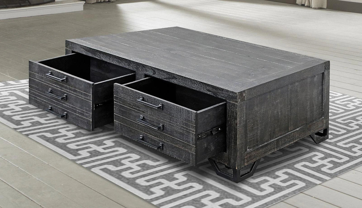 Parker House Veracruz Cocktail Table in Rustic Charcoal