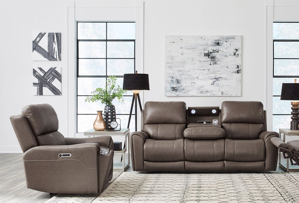 Parker Living Hancock Zero Gravity Power Reclining Sofa and Recliner