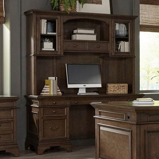 Hartshill Credenza Desk with Hutch - All Brands Furniture (NJ)