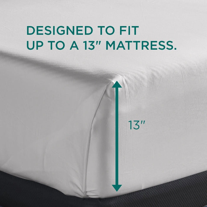 TEMPUR Luxe Egyptian Cotton Pillowcase Set White