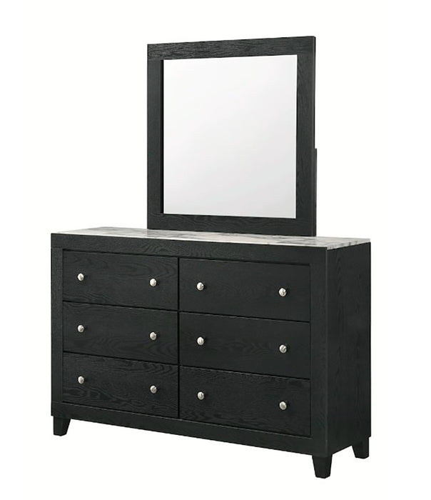 Crown Mark Furniture Cadence Dresser Mirror in Black - All Brands Furniture (NJ)
