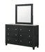 Crown Mark Furniture Cadence 6 Drawer Dresser in Black - All Brands Furniture (NJ)
