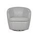 Parker Living Barolo 100% Italian Leather Swivel Club Chair