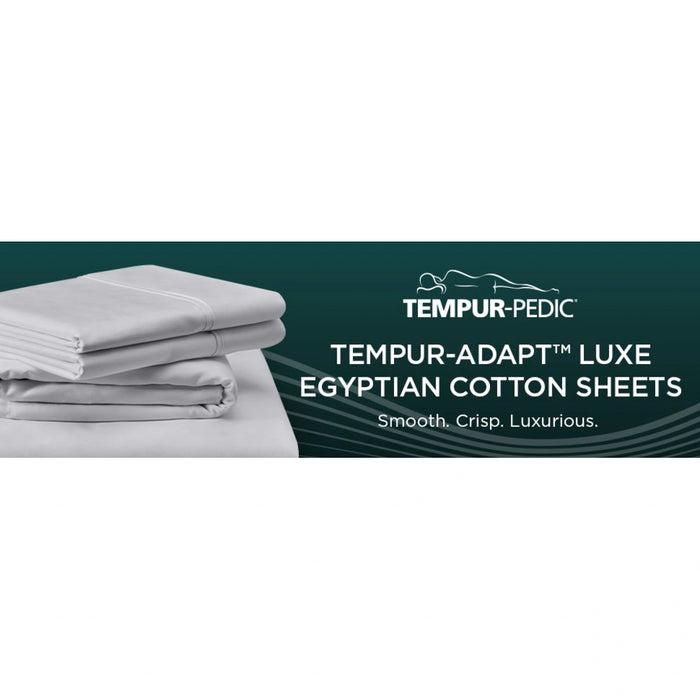 TEMPUR-Adapt Luxe Egyptian Cotton Sheets - Sleepy Blue