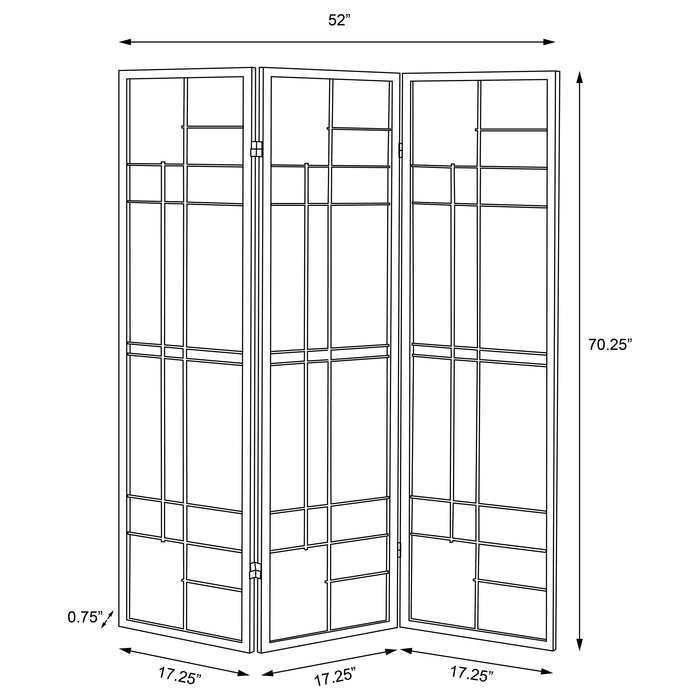 Katerina Three-Panel Room Divider - All Brands Furniture (NJ)