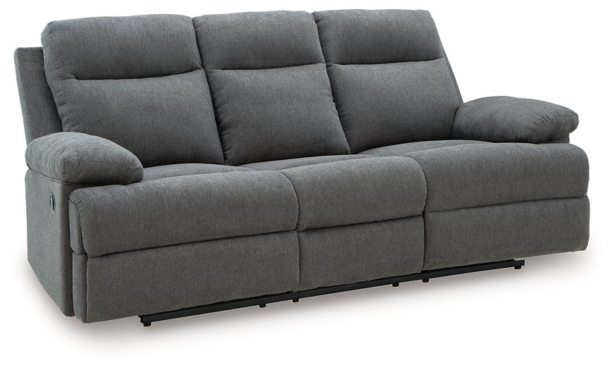 Side-Swipe Reclining Sofa with Drop Down Table - All Brands Furniture (NJ)