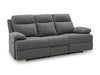 Side-Swipe Reclining Sofa with Drop Down Table - All Brands Furniture (NJ)