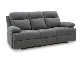 Side-Swipe Reclining Sofa with Drop Down Table - All Brands Furniture (NJ)