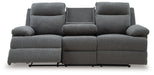 Side-Swipe Reclining Sofa with Drop Down Table - All Brands Furniture (NJ)