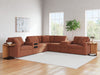 Modmax Balanced Sectional with Audio and Storage Consoles - All Brands Furniture (NJ)