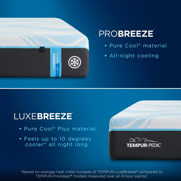 Tempur-LuxeBreeze Mattress - All Brands Furniture (NJ)