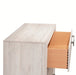 Crown Mark Furniture Veda 2 Drawer Nightstand in Beige - All Brands Furniture (NJ)
