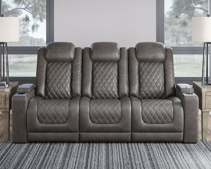 HyllMont Power Reclining Sofa - All Brands Furniture (NJ)