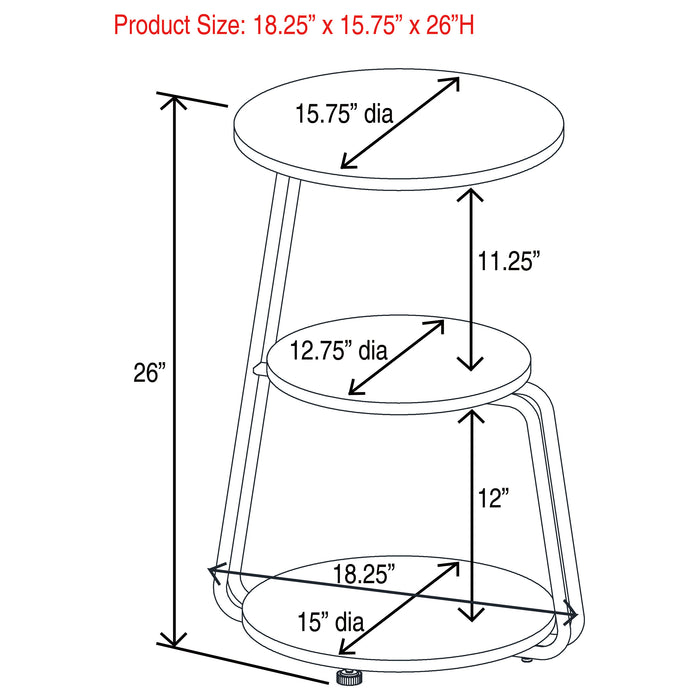 Hilly Side Table - All Brands Furniture (NJ)
