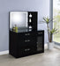 Flora 2-drawer Vanity Set with LED Mirror High Gloss - All Brands Furniture (NJ)