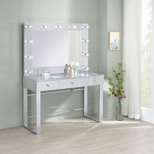 Umbridge Makeup Vanity Table with LED Mirror - All Brands Furniture (NJ)
