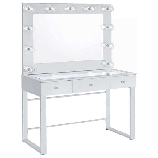 Umbridge Makeup Vanity Table with LED Mirror - All Brands Furniture (NJ)