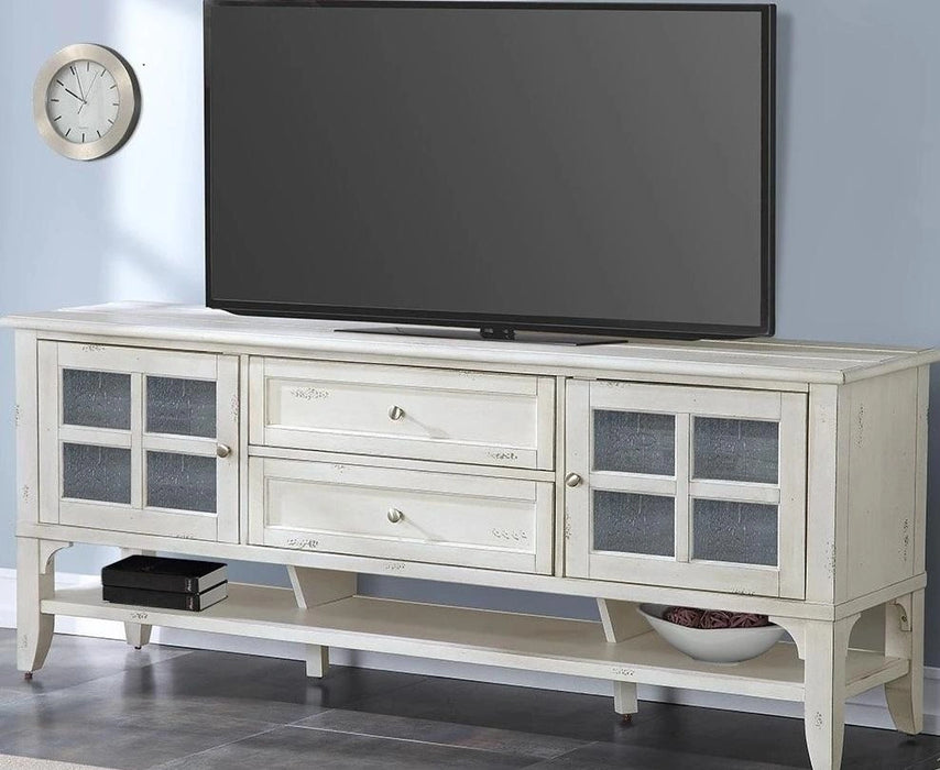 Parker House Hilton TV Console in Vintage Antique Storm