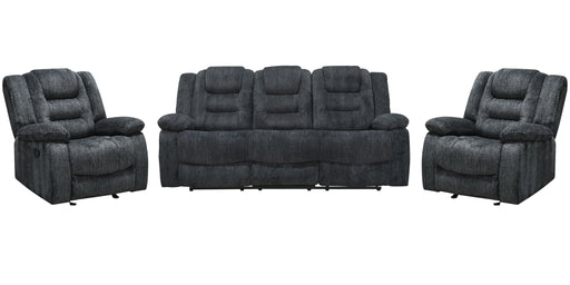 Parker Living Bolton - Misty Storm Manual Reclining Sofa and Two Recliners