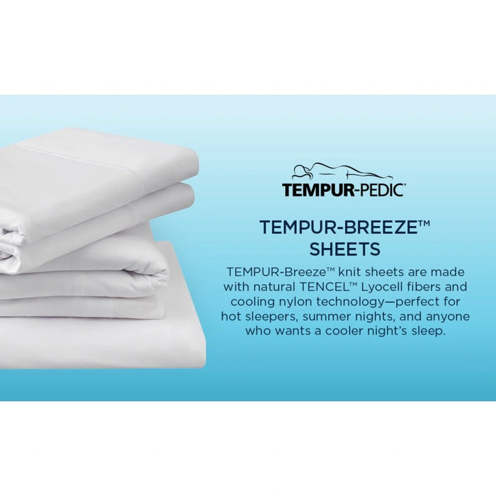 Tempur-Pedic Breeze Pillowcase Set - Sleepy Blue