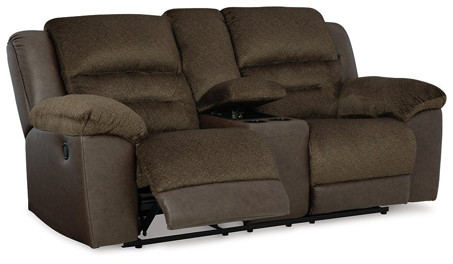 Dorman Reclining Loveseat with Console - All Brands Furniture (NJ)