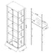 Delphinium Curio Cabinet - All Brands Furniture (NJ)
