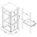 Cyclamen Curio Cabinet - All Brands Furniture (NJ)