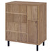 Teller 2-door Shoe Storage Cabinet Natural Oak - All Brands Furniture (NJ)