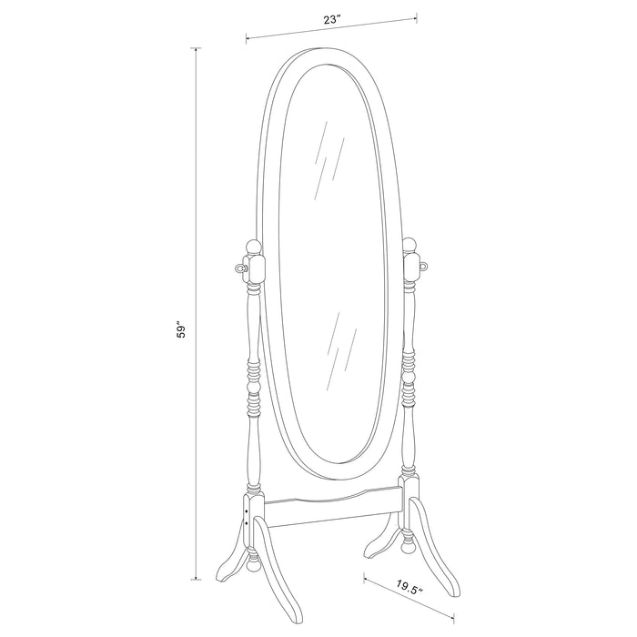Foyet Cheval Mirror - All Brands Furniture (NJ)