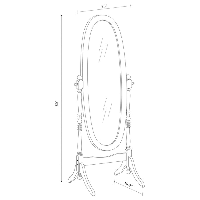 Foyet Cheval Mirror - All Brands Furniture (NJ)