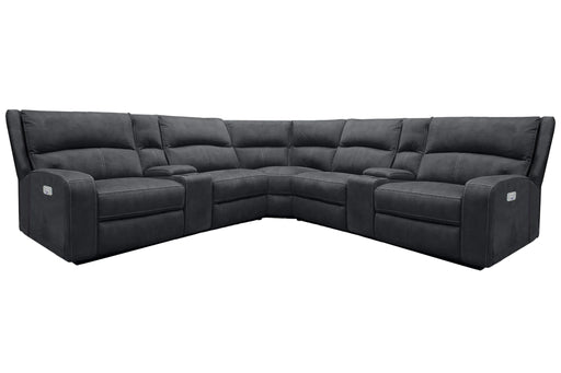 Parker Living Polaris 7 Piece Modular Power Reclining Sectional with Power Adjustable Headrests