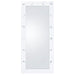 Zayan 32 x 71 Inch Floor Mirror LED Lighting White Gloss - All Brands Furniture (NJ)