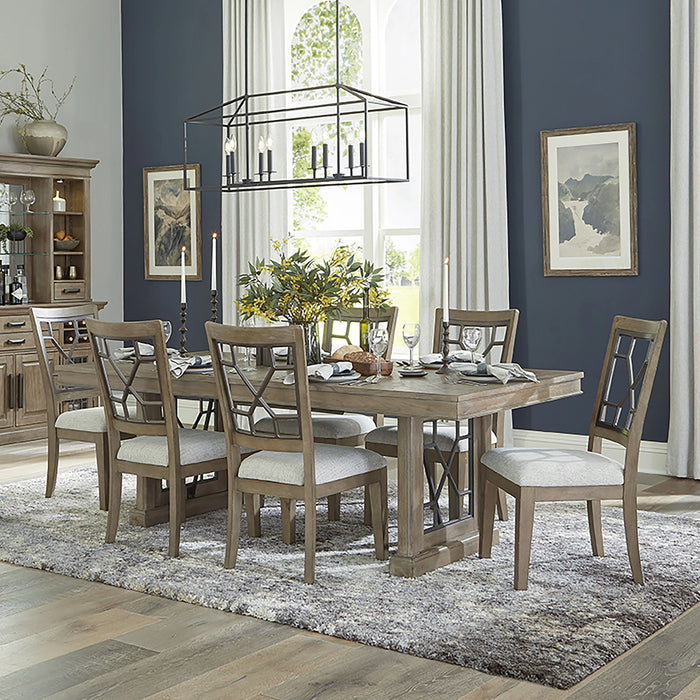 Parker House Sundance Dining - Sandstone Grid Dining Chair Two Pack